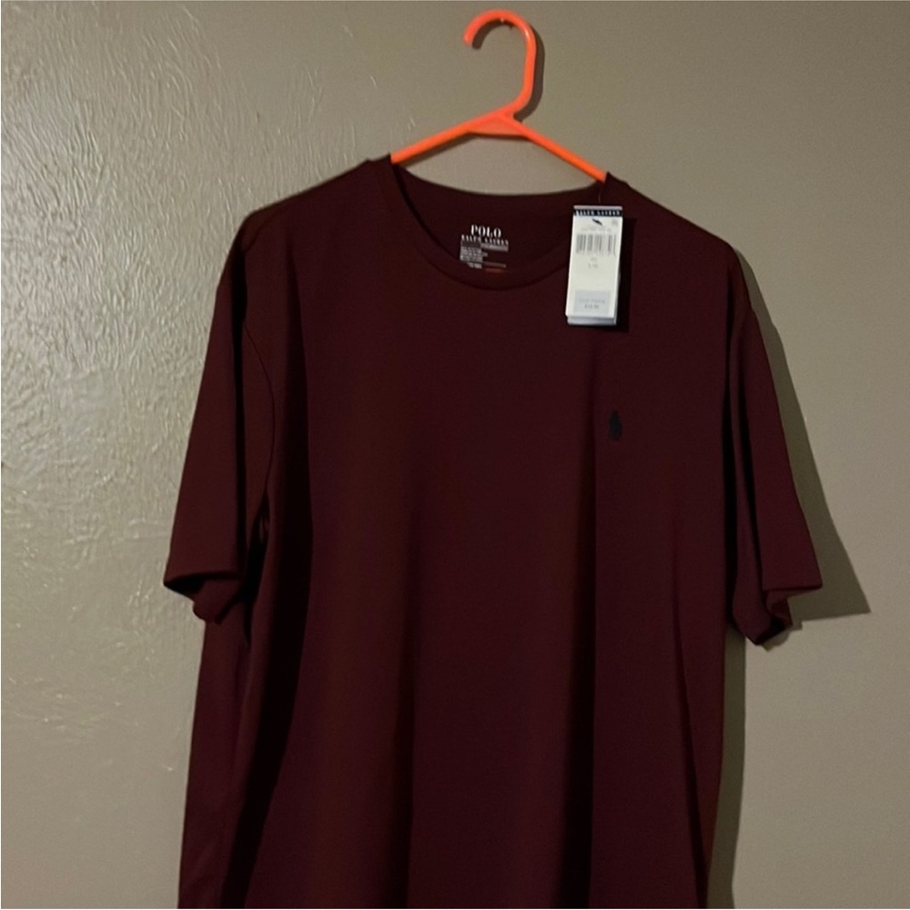 Polo by Ralph Lauren Men's Maroon T-Shirt